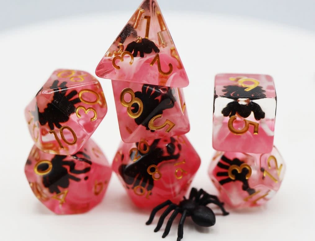 Terror Spider Poly 7 Dice Set