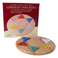 Wooden Chinese Checkers with Marbles