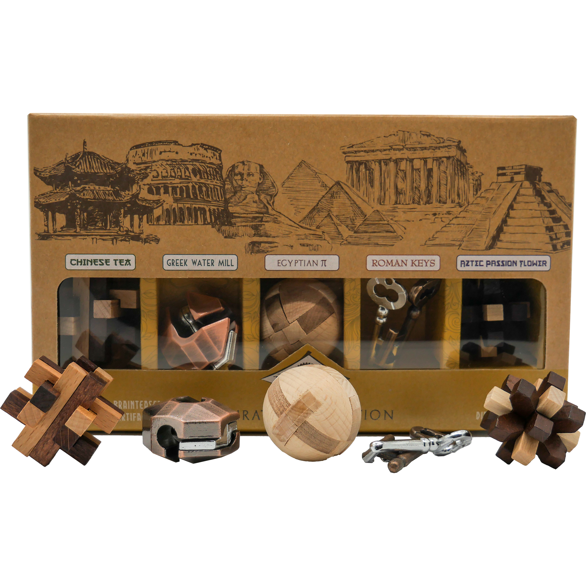 Curated Collection Wood Puzzles