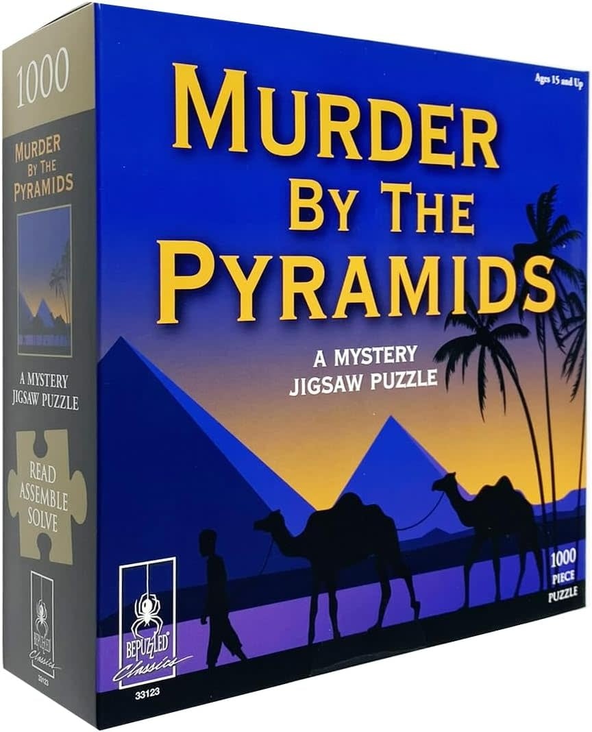 Murder By The Pyramids - Mystery Jigsaw Puzzle
