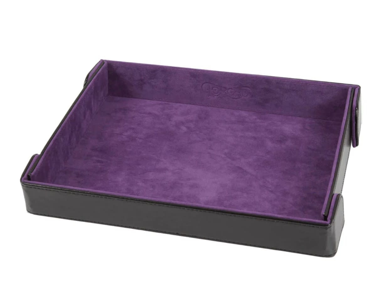Purple Rectangle Magnetic Dice Tray