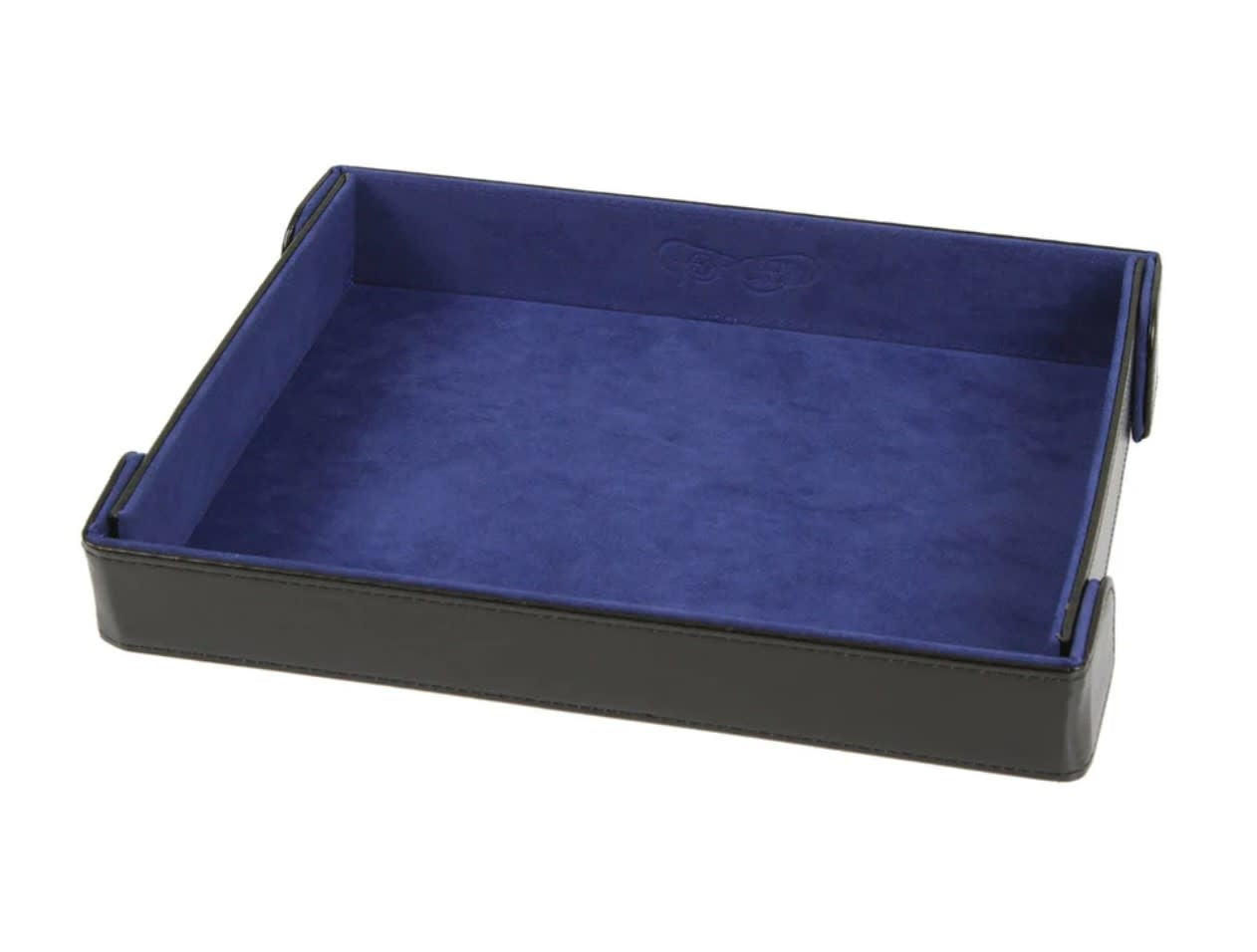 Blue Rectangle Magnetic Dice Tray