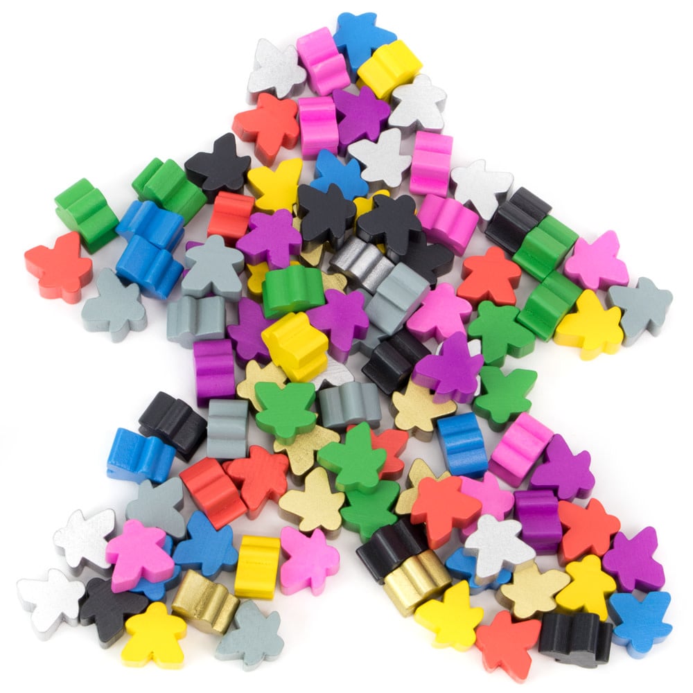 Assorted Color Meeples