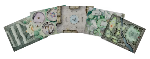 D&D 5e: Arcana Unleashed: Map Pack