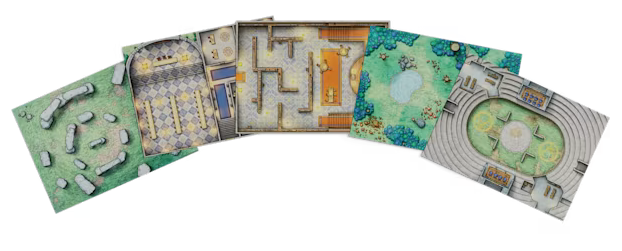 D&D 5e: Arcana Unleashed: Map Pack