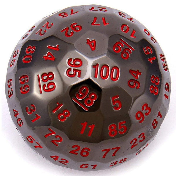 d100: Metal Titan's Fist Black with Blood