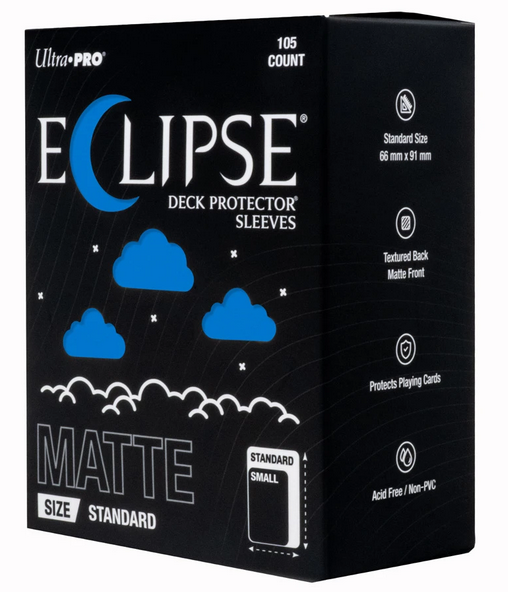 Card Sleeves: Eclipse: Matte Pacific Blue (105)