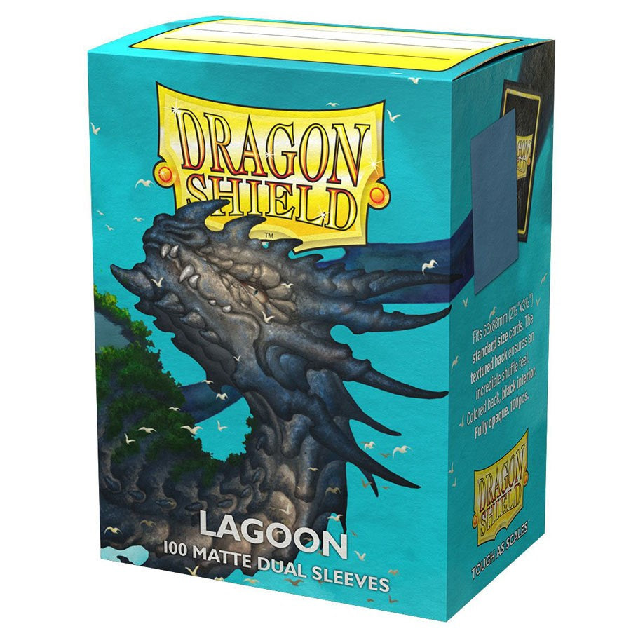 Card Sleeves: Dragon Shield: 100ct Dual Matte Lagoon