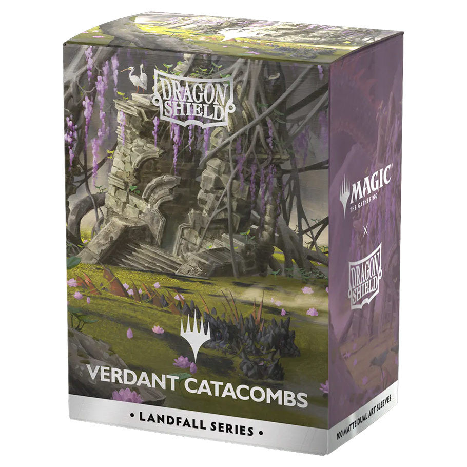 Card Sleeves: Art: Dual Matte: Magic the Gathering: Landfall Series: Verdant Catacomb (100)