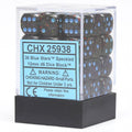 Blue Stars Speckled 12mm d6 dice set
