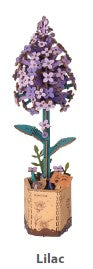 Lilac Wooden Flower Kit