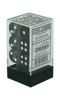 Smoke w/white Translucent 16mm d6 dice set