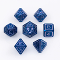 Mages Guild Illusion Metal Poly 7 Dice Set