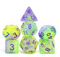Luminescent Jellyfish Poly 7 Dice Set