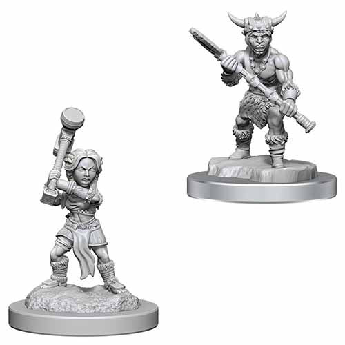 D&D Minis: W18 Halfling Barbarians