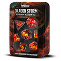 Dragon Storm: Red Dragon Inclusion Poly 7 Dice Set