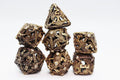 Tree of Virtue: Tree of Humility Hollow Poly 7 Metal Dice Set