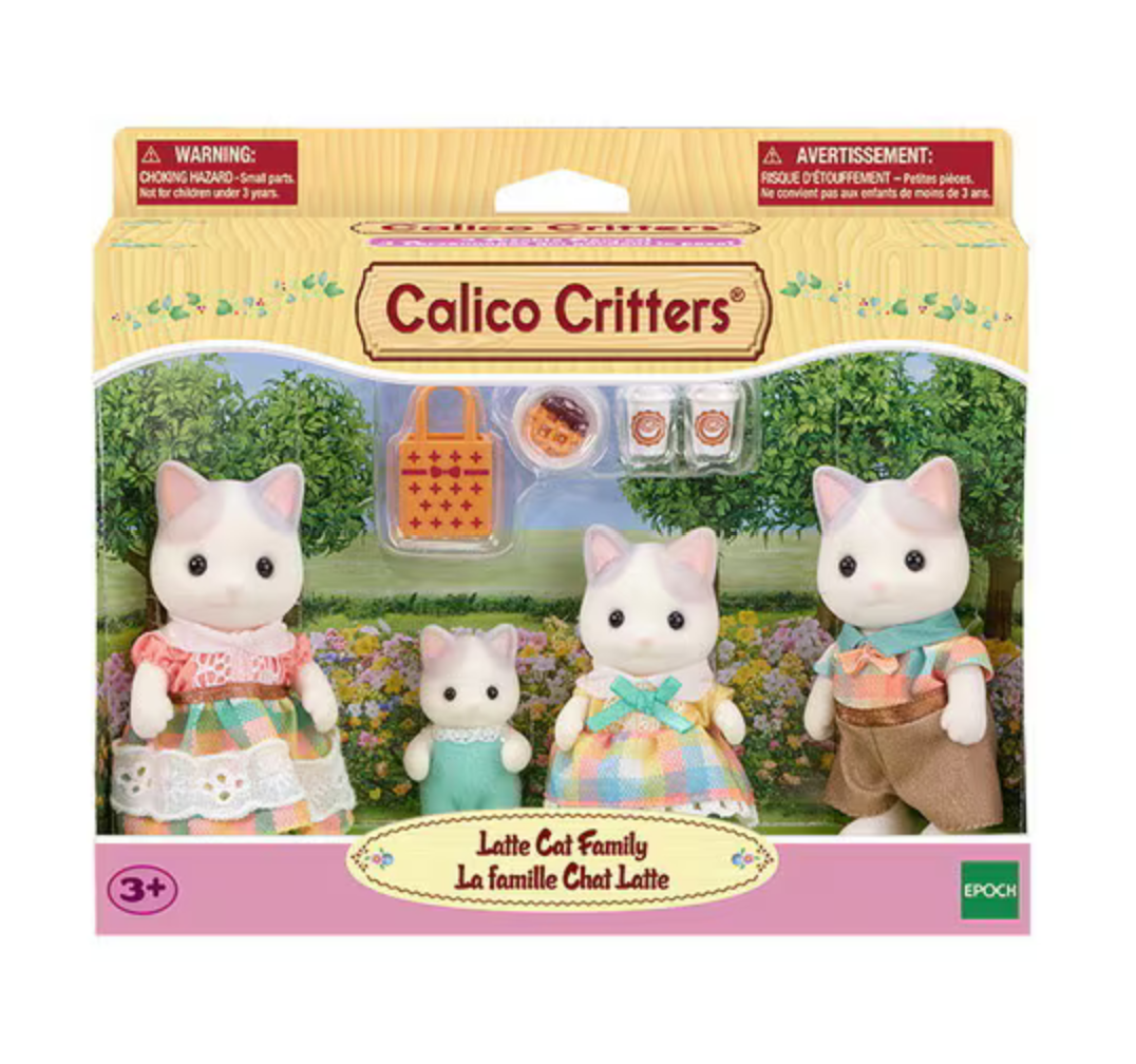 Calico Critters: Latte Cat Family