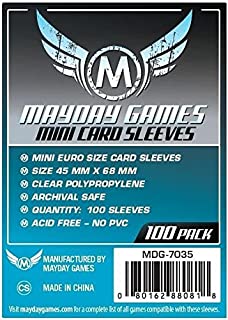 Card Sleeves: Mayday 100ct Mini Euro 45 x 68mm