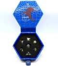 Dragon's Hoard Gem Stone Polyhedral Dice Set - Amethyst