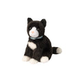 Mini Black & White Cat Plush