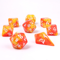 Wyrmforged Rollers - Rounded Edge 8 Piece Polyhedral Dice set-Fae Candy