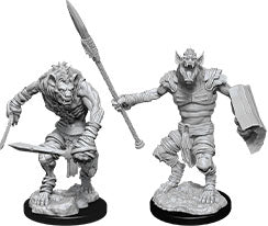 D&D Minis: W12 Gnoll & Gnoll Flesh Gnawer