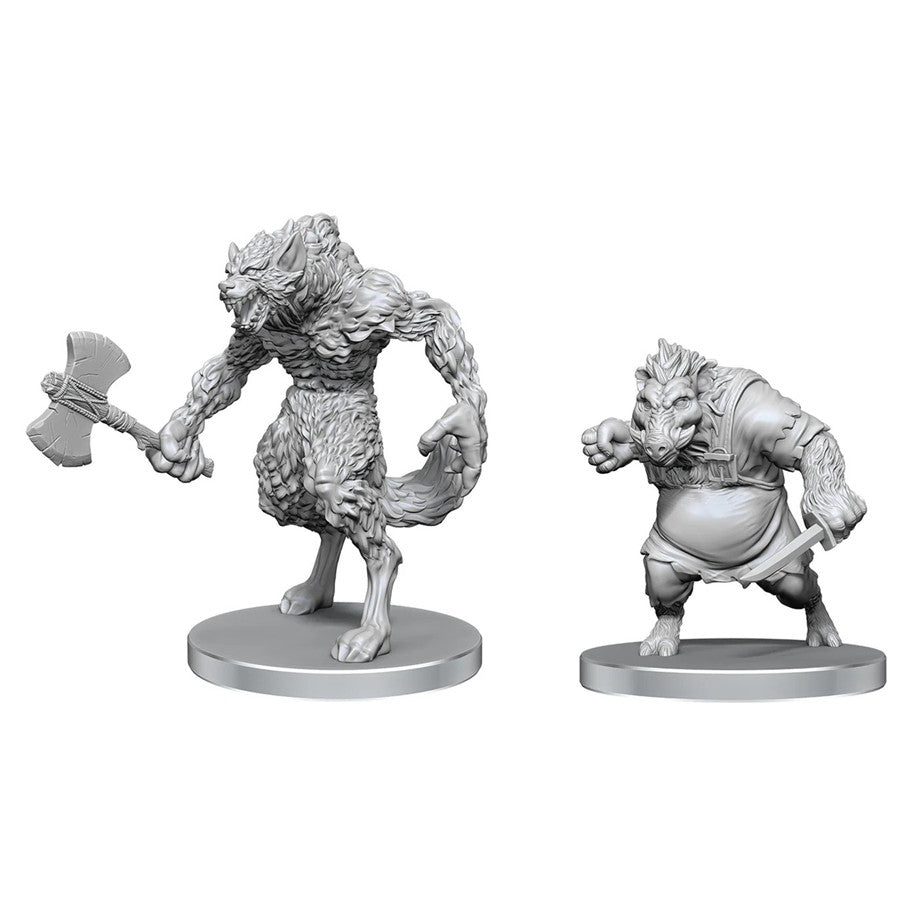 Pathfinder Minis: W26 Werewolf & Wereboar
