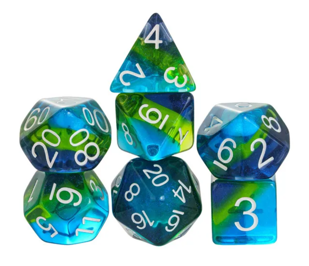 Spritely Beyond Poly 7 Dice Set