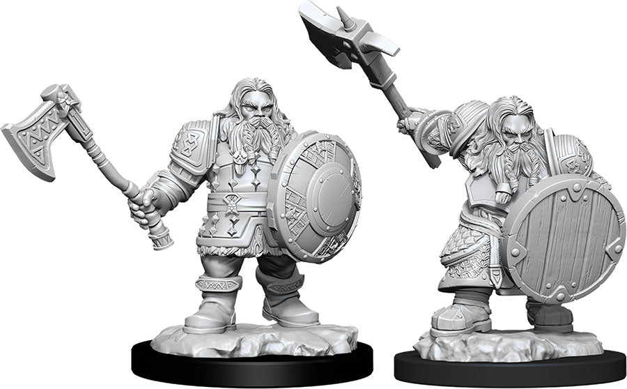 D&D Minis: W11 Male Dwarf Fighter