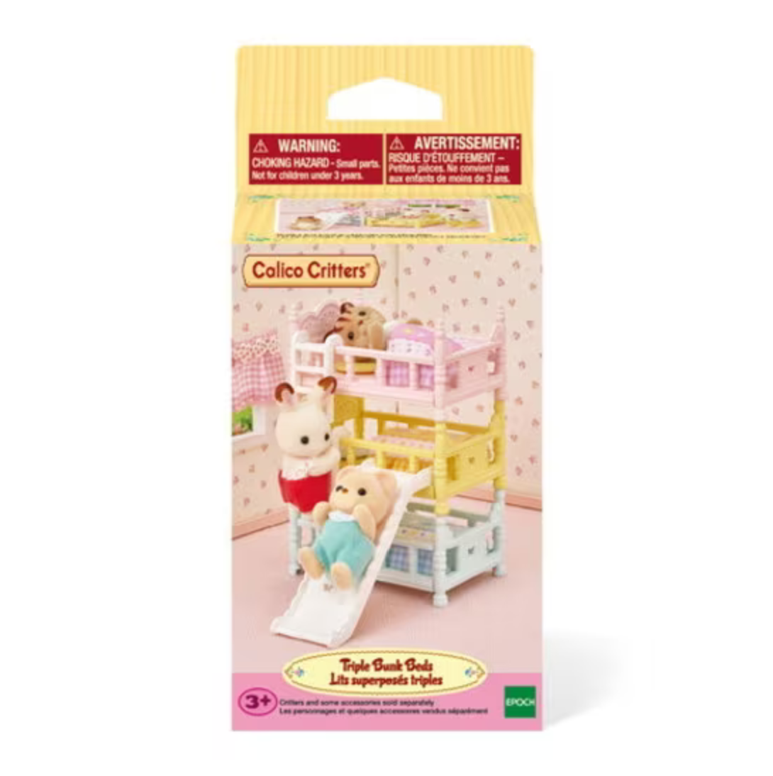 Calico Critters: Triple Bunk Beds