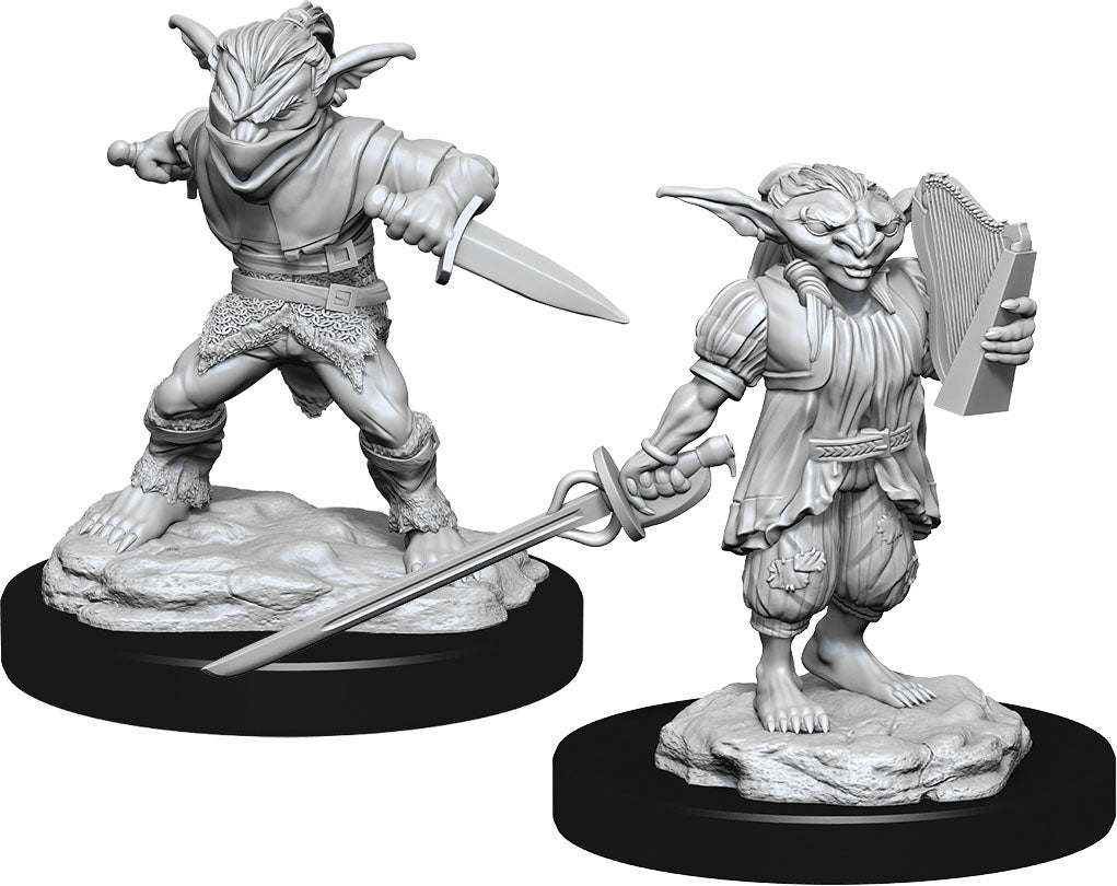D&D Minis: W15 Male Goblin Rogue & Female Goblin Bard