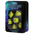 Blacklight: Neon Green: Liquid Core Poly 7 Dice Set
