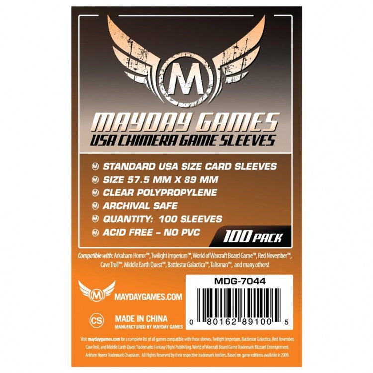 Card Sleeves: Mayday 100ct Sleeve Chimera 57.5 x 89mm