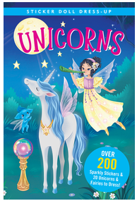 Unicorns Sticker Doll Dress-Up Book