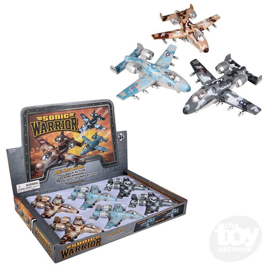 6" Sonic Jet Pull-Back Die Cast