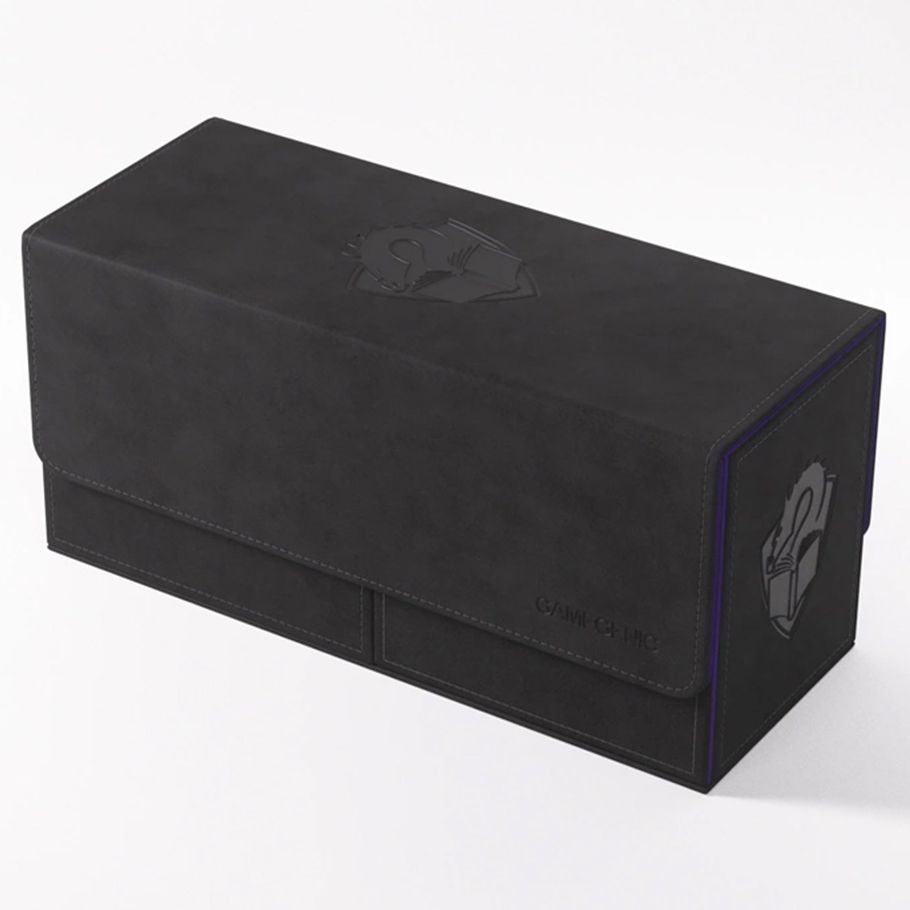 Deck Box: The Academic: 133+ XL Black/Purple