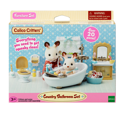 Calico Critters: Country Bathroom Set
