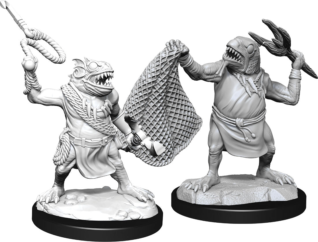 D&D Minis: W14 Kuo-Toa & Kuo-Toa Whip