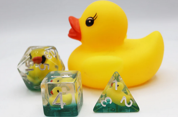 Rubber Duckie Poly 7 Dice Set