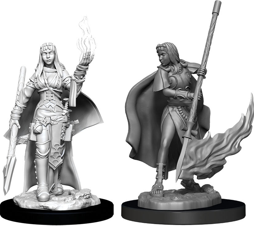 Pathfinder Minis: W11 Female Human Oracle (Magic User)