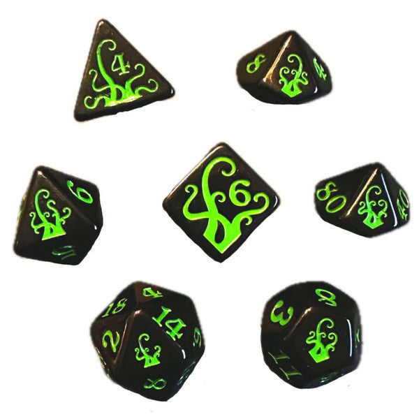 Ichor & Slime Poly 7 Dice Set
