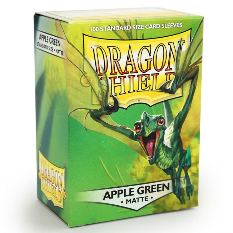 Card Sleeves: Dragon Shields: (100) Matte Apple Green