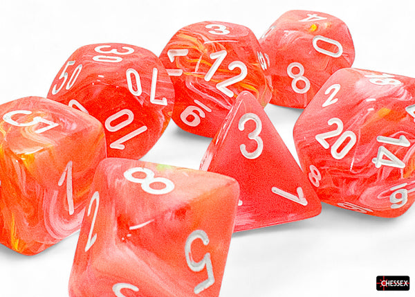 Festive Mega-hedral Dahlia/white Luminary 7-Die Set
