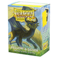 Card Sleeves: Dual Matte: Yellow & Silver (100)