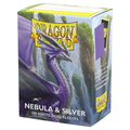 Card Sleeves: Dragon Shield: Dual Matte: Nebula & Silver (100)