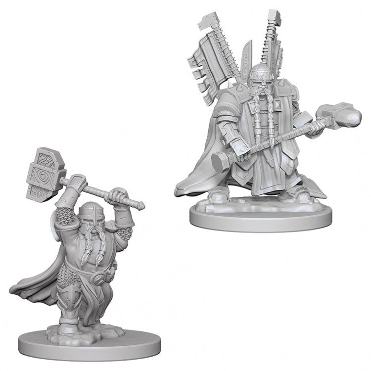 D&D Minis: W4 Dwarf Male Paladin