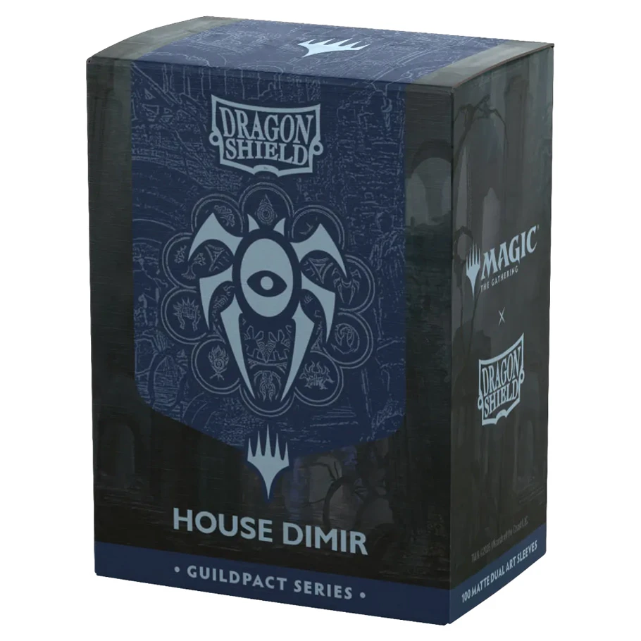 Card Sleeves: Dragon Shield: House Dimir Dual Matte  Art