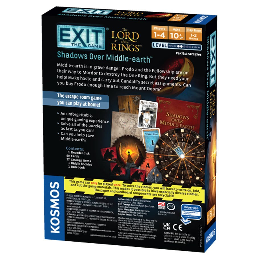 Exit: LOTR: Shadows Over Middle-earth