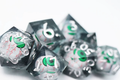 Sharp Edge Moving Eye Inkshot Poly 7 Dice Set